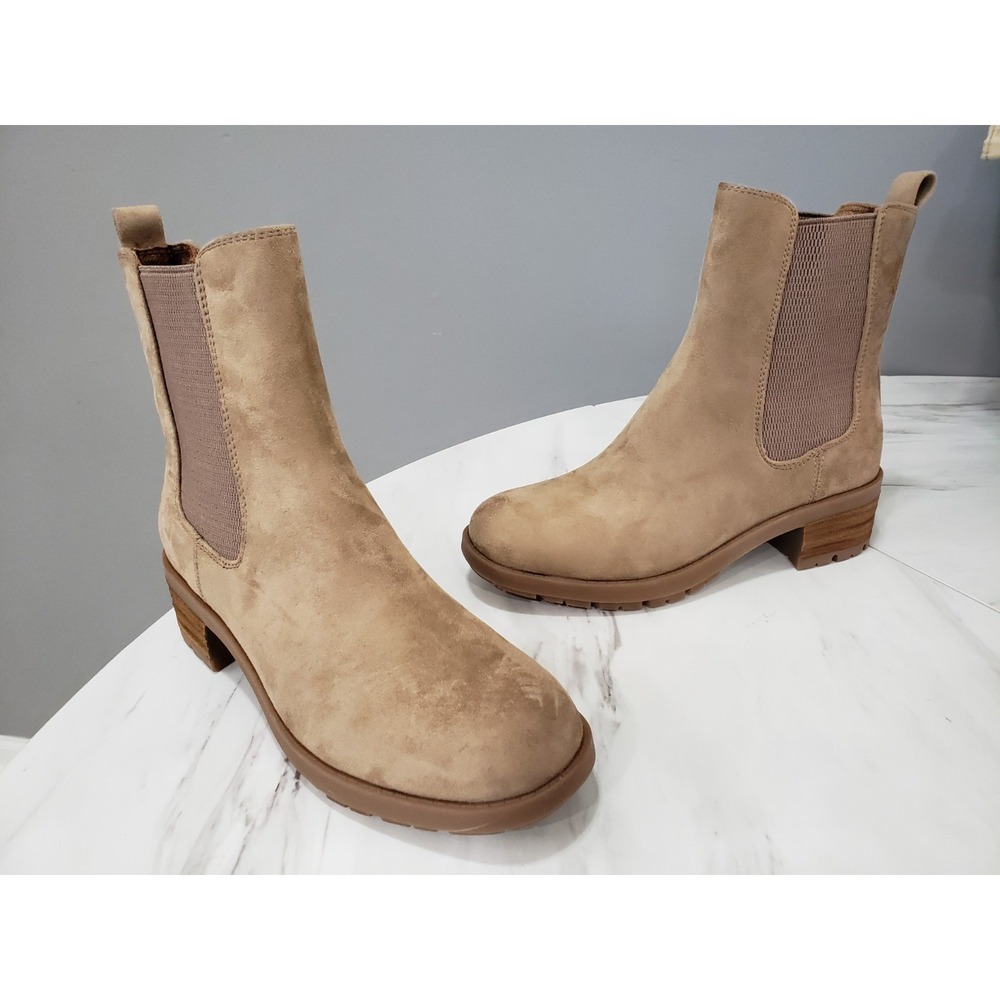 NEW NO BOX‎ BOC BY BØRN Shelby Chelsea Boot Sz 8.5 TAUPE SLIP ON BEIGE TAN